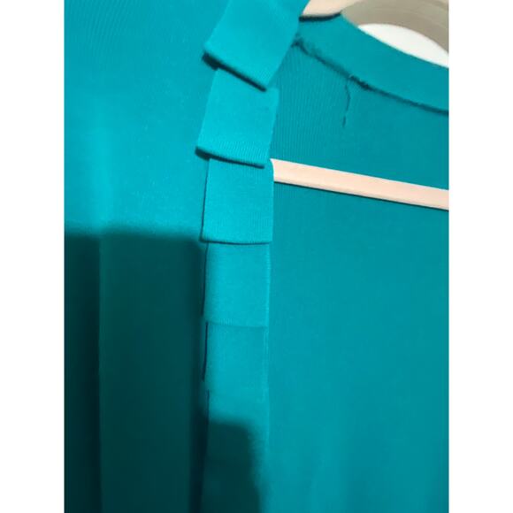 Woman's Etoile Aqua Cardigan Western Ranch Rodeo Cowgirl Cowboy Redneck XL - Picture 2 of 4